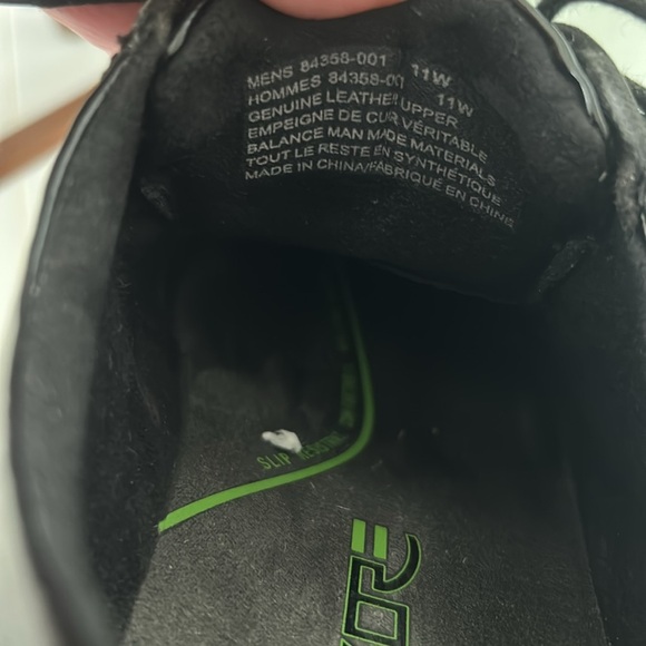 Men's Classic Nunn Bush KOR Comfort Gel Shoes Black Leather Size 11W - Picture 5 of 15